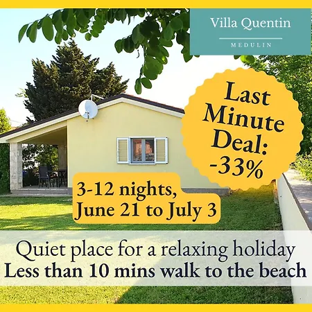 Hébergement de vacances Quentin - Quiet Place Close To Medulin